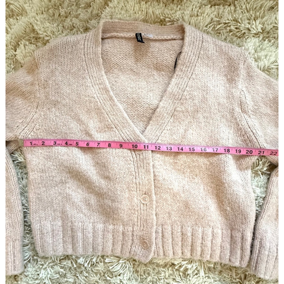 Women's H&M Cardigan Size XL Pink - Picture 4 of 7